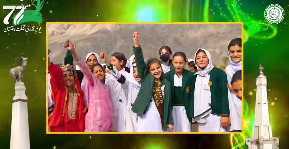 یکم نومبر یوم آزادی گلگت بلتستان کے موقع پر تمام اہلیان وطن کو مبارکباد