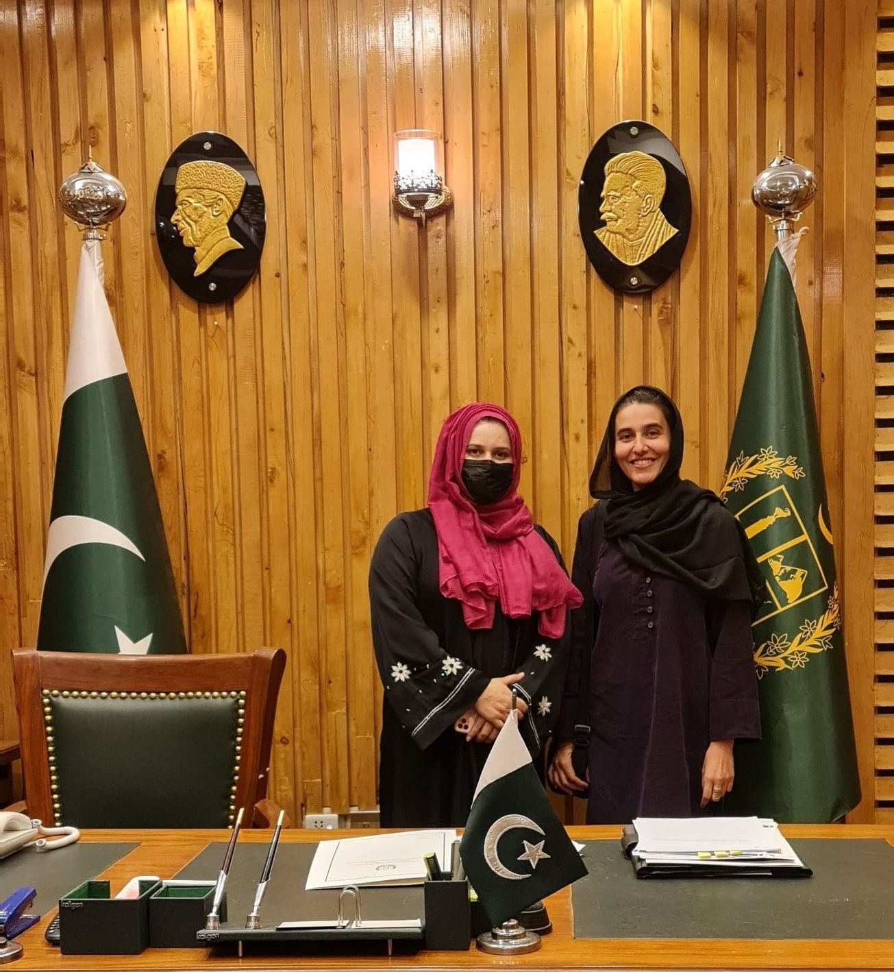 Gilgit  – In a significant step toward preserving the rich cultural and archaeological heritage of the Diamer Valley, Director Lajward Pakistan, Dr. Zahra Hussain, met with Advisor IT, Surriya Zaman, today in Gilgit.