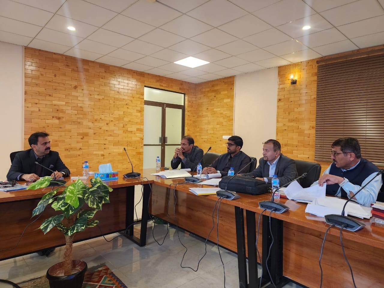 Gilgit : A Departmental Audit Committee meeting was held today at the Conference Hall of ACS New Secretariat Building in Jutial, Gilgit,