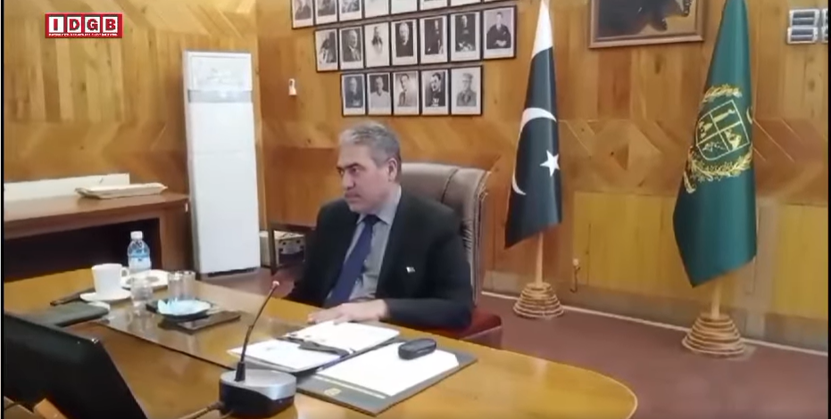 *محکمہ اطلاعات،حکومت گلگت بلتستان* *23 اکتوبر 2024* گلگت۔ چیف سیکریٹری گلگت بلتستان ابرار احمد مرزا کی زیر صدارت چائنیز باشندوں کی سیکیورٹی سے متعلق اجلاس کا انعقاد ہوا، 