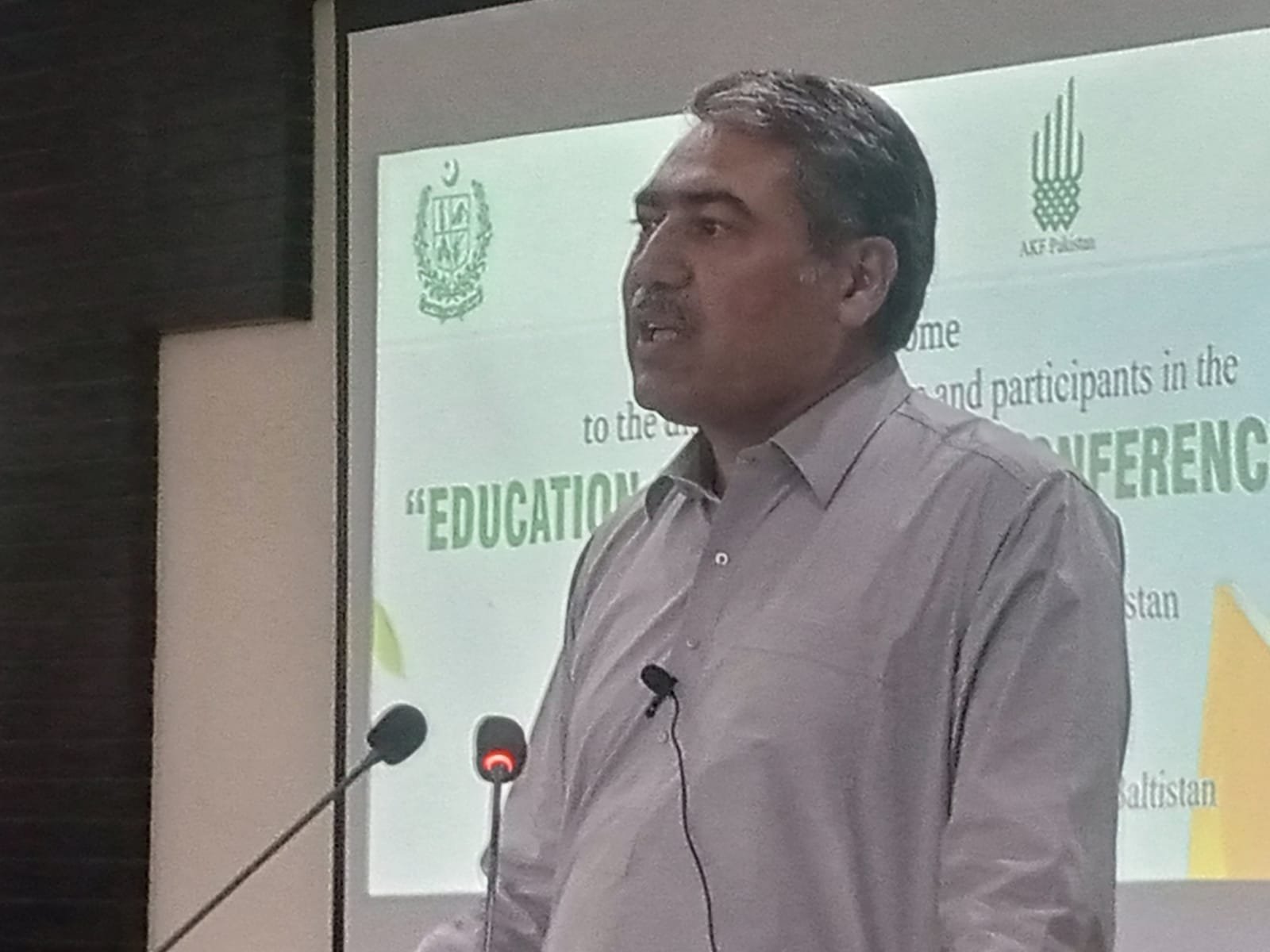 محکمہ سکول ایجوکیشن گلگت بلتستان، آغاخان فاؤنڈیشن پاکستان اور قراقرم انٹرنیشنل یونیورسٹی گلگت بلتستان کے اشتراک سے کے آئی یو میں ایجوکیشن سٹیک ہولڈرز کانفرنس کا انعقاد،وزیر تعلیم غلام شہزاد آغا،چیف سیکریٹری گلگت بلتستان ابرار احمد مرزا،سیکریٹری تعلیم سید 