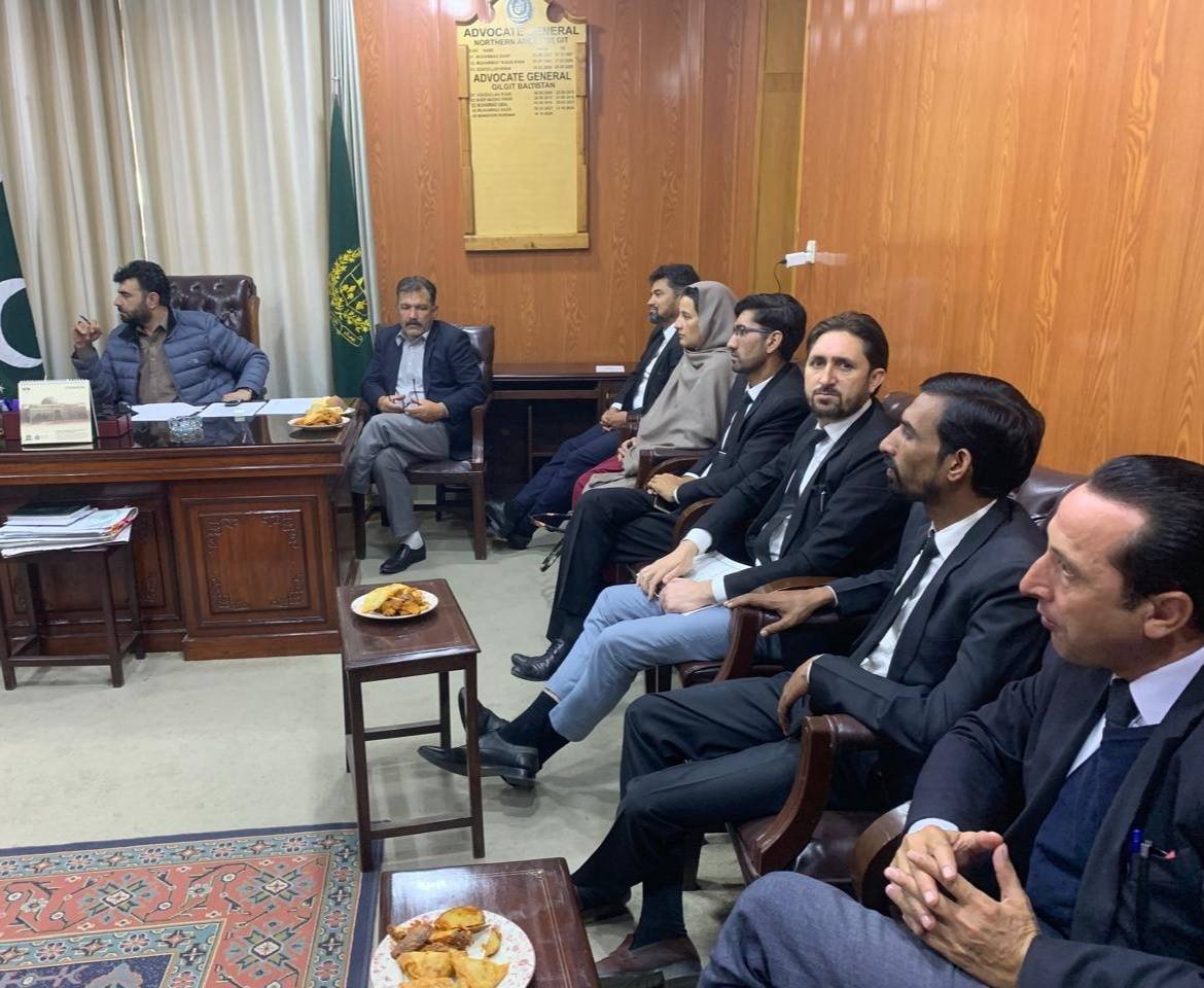 ADVOCATE GENERAL GILGIT-BALTISTAN HOLDS INTRODUCTORY MEETING WITH LEGAL ADVISORS