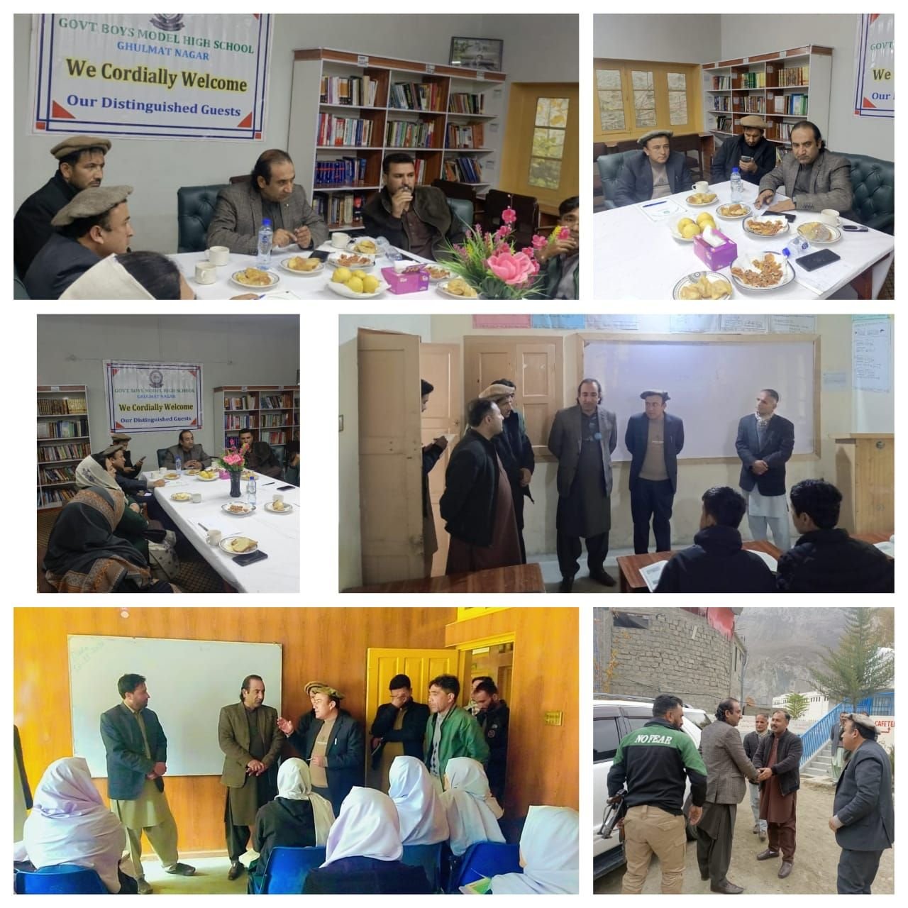 نگر۔ وزیر تعلیم گلگت بلتستان غلام شہزاد آغا نے ضلع نگر کے مختلف سکولوں کا تفصیلی دورہ کیا۔ 